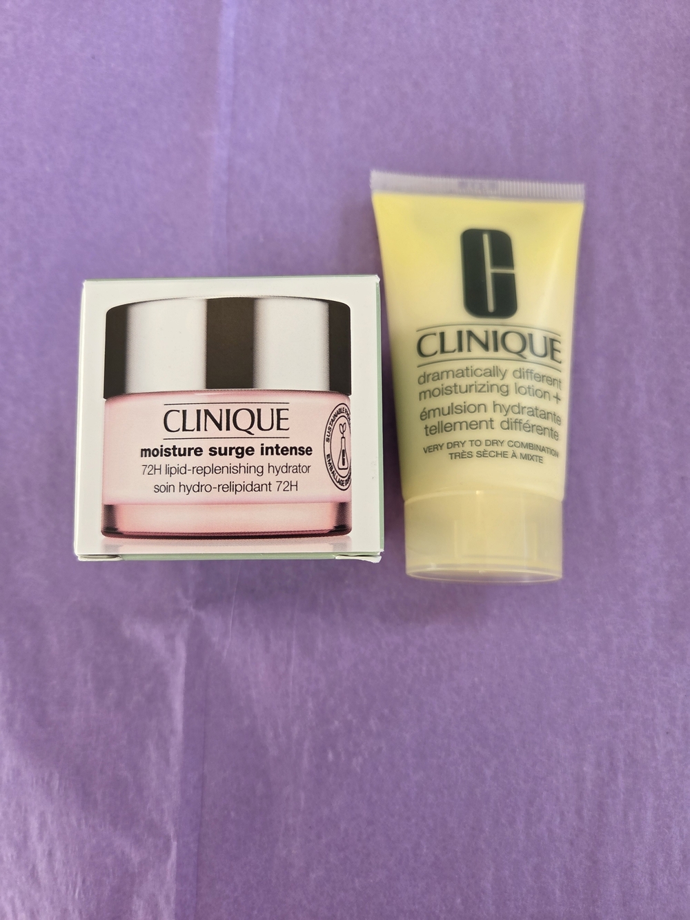 Clinique Moisture Surge Intense & Dramatically Different Duo - Pink, Yellow